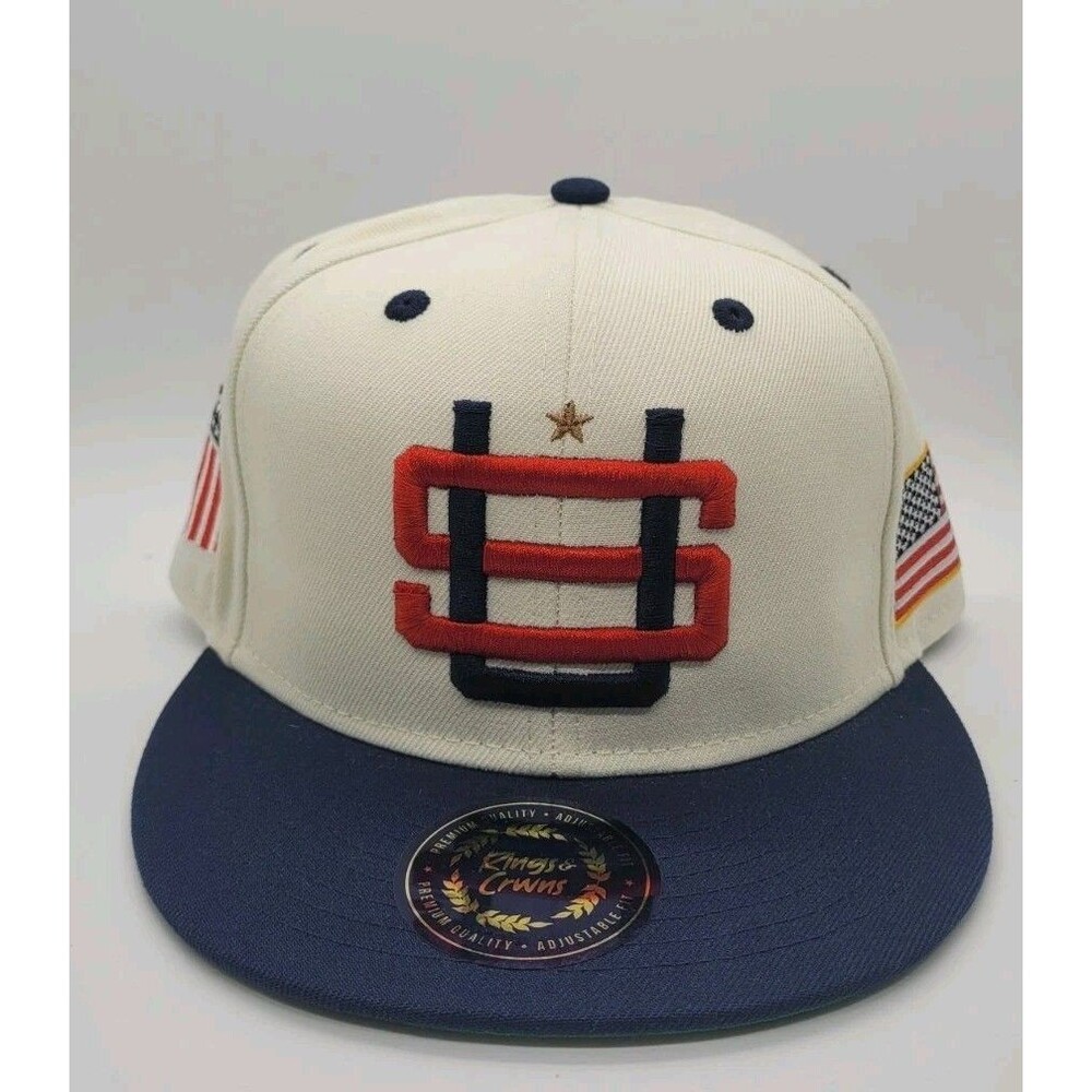 Rings & Crwns United States of America Country Pride Logo Snapback Hat - NWT